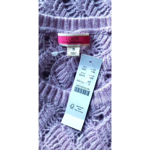 20. J.Crew Cashmere pointelle sweater shell - Picture 6 of 8